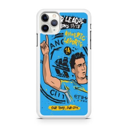 Manchester City FC Aymeric Laporte iPhone 12 / 12 Pro / 12 Pro Max / 12 Mini Case - Image 2