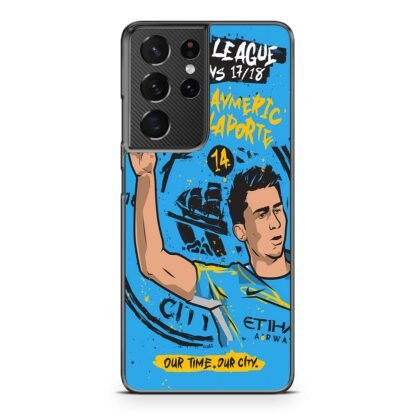 Manchester City FC Aymeric Laporte Samsung Galaxy S21 / S21 Plus / S21 Ultra / S21 FE Case