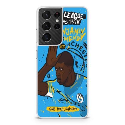 Manchester City FC Benjamin Mendy Samsung Galaxy S21 / S21 Plus / S21 Ultra / S21 FE Case - Image 2