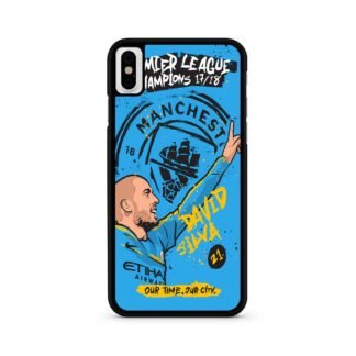 Manchester City FC David Silva iPhone X / XR / XS / XS Max Case
