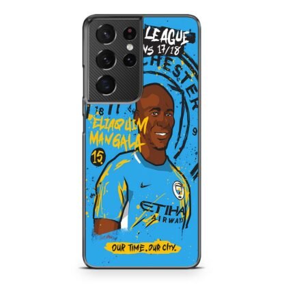Manchester City FC Eliaquim Mangala Samsung Galaxy S21 / S21 Plus / S21 Ultra / S21 FE Case