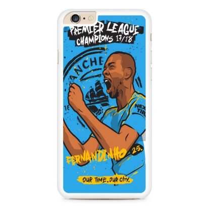 Manchester City FC Fernandinho iPhone 6 / 6S / 6 Plus / 6S Plus Case - Image 2