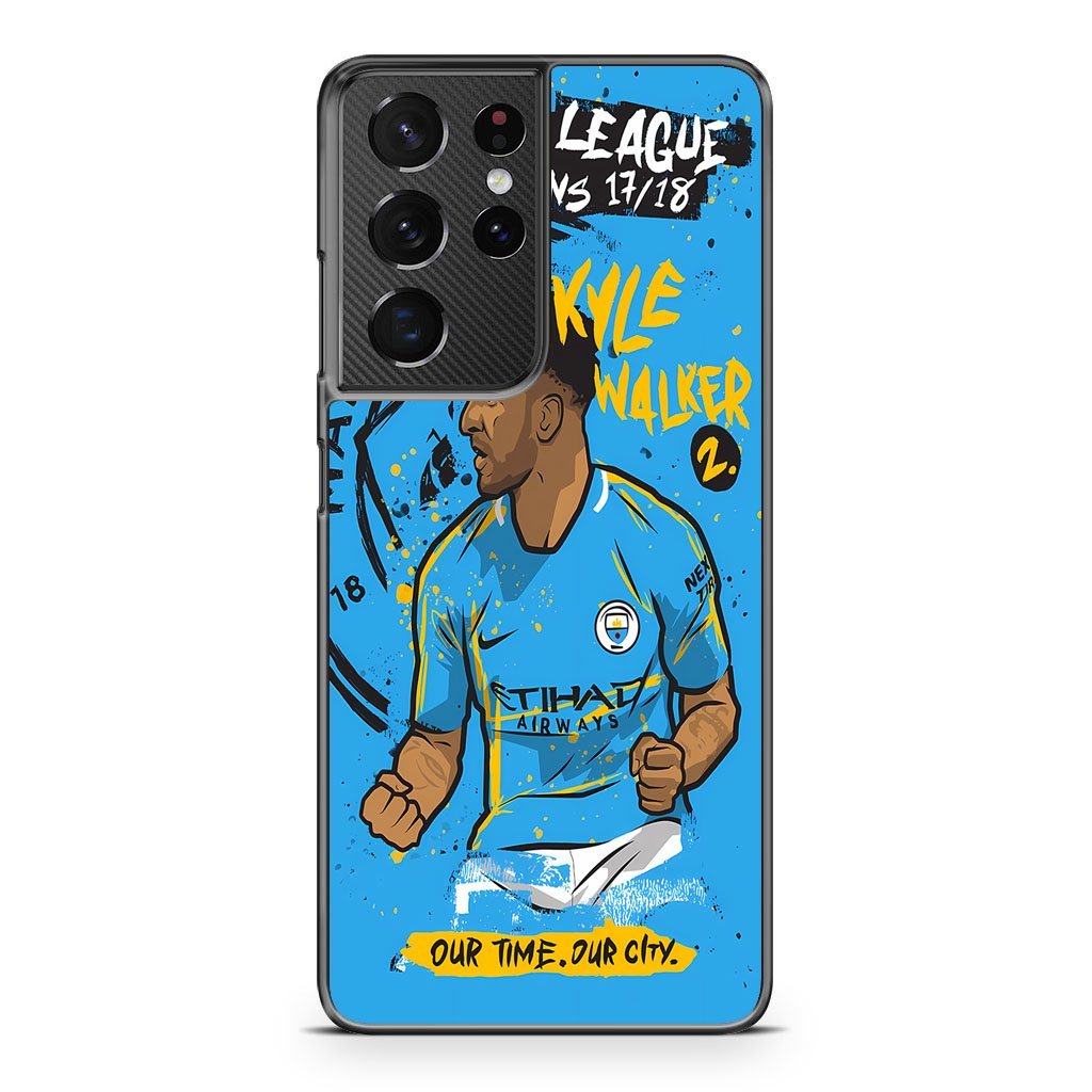 Manchester City FC Kyle Walker Samsung Galaxy S21 / S21 Plus / S21 Ultra / S21 FE Case