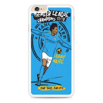 Manchester City FC Leroy Sane iPhone 6 / 6S / 6 Plus / 6S Plus Case - Image 2