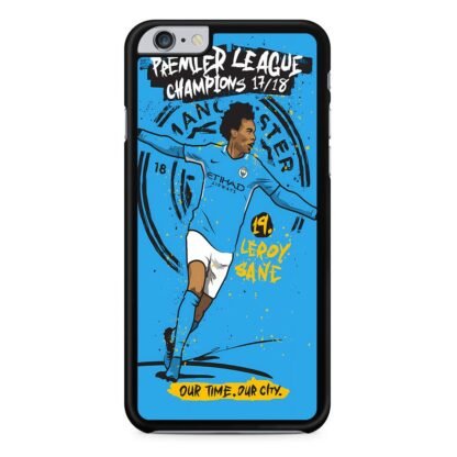 Manchester City FC Leroy Sane iPhone 6 / 6S / 6 Plus / 6S Plus Case