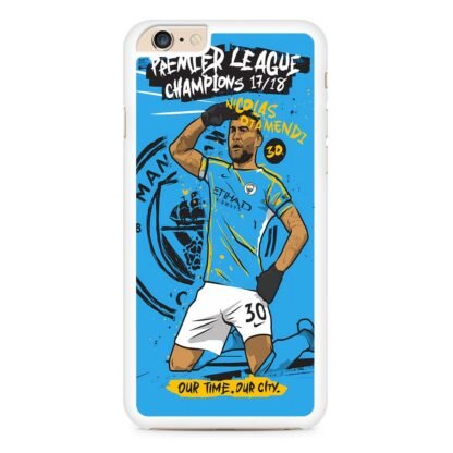 Manchester City FC Nicolas Otamendi iPhone 6 / 6S / 6 Plus / 6S Plus Case - Image 2
