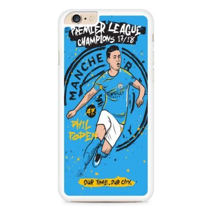 Manchester City FC Phil Foden iPhone 6 / 6S / 6 Plus / 6S Plus Case - Image 2