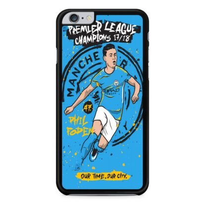 Manchester City FC Phil Foden iPhone 6 / 6S / 6 Plus / 6S Plus Case