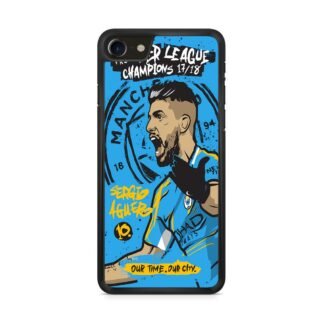 Manchester City FC Sergio Aguero iPhone 7 / 8 / SE 2020 / SE 2022 Case