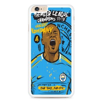 Manchester City FC Vincent Kompany iPhone 6 / 6S / 6 Plus / 6S Plus Case - Image 2