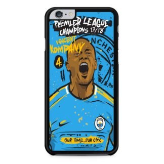 Manchester City FC Vincent Kompany iPhone 6 / 6S / 6 Plus / 6S Plus Case