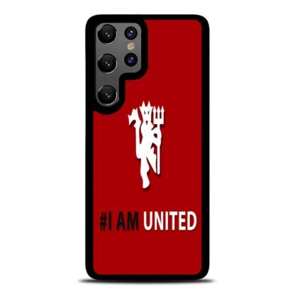 Manchester United I Am United Logo Samsung Galaxy S25 / S25 Plus / S25 Ultra Case