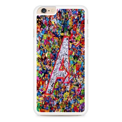 Marvel Avengers Logo Heroes Collage iPhone 6 / 6S / 6 Plus / 6S Plus Case - Image 2