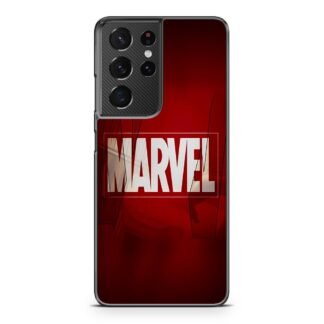 Marvel Logo Samsung Galaxy S21 / S21 Plus / S21 Ultra / S21 FE Case