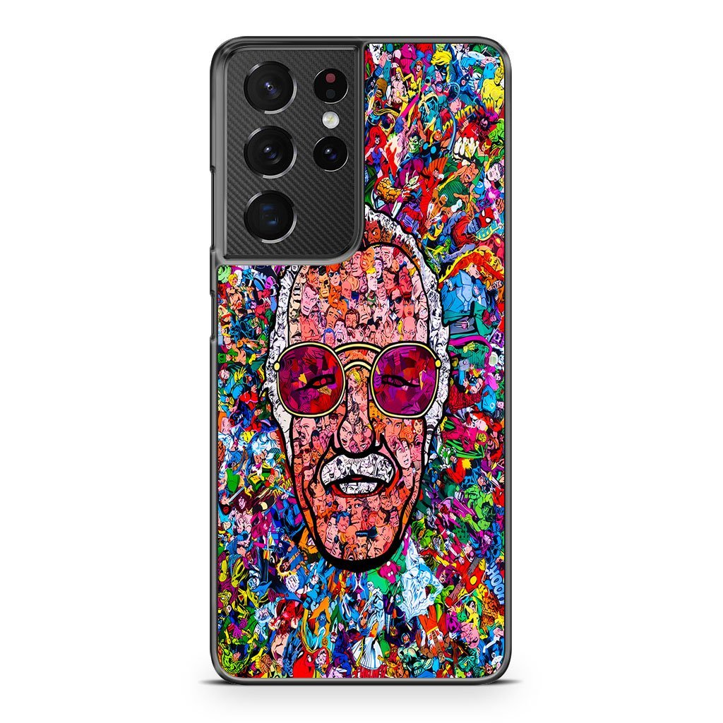 Marvel Stan Lee Collage Samsung Galaxy S21 / S21 Plus / S21 Ultra / S21 FE Case