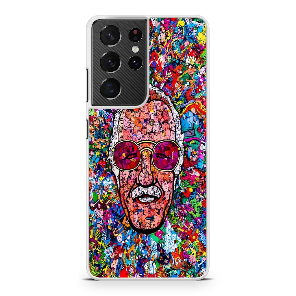 Marvel Stan Lee Collage Samsung Galaxy S21 / S21 Plus / S21 Ultra / S21 FE Case - Image 2
