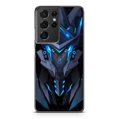Mecha Dark Blue Core Armor Samsung Galaxy S21 / S21 Plus / S21 Ultra / S21 FE Case