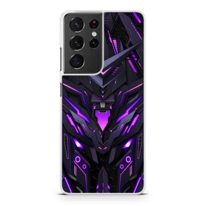 Mecha Dark Purple Armor Cover Samsung Galaxy S21 / S21 Plus / S21 Ultra / S21 FE Case - Image 2