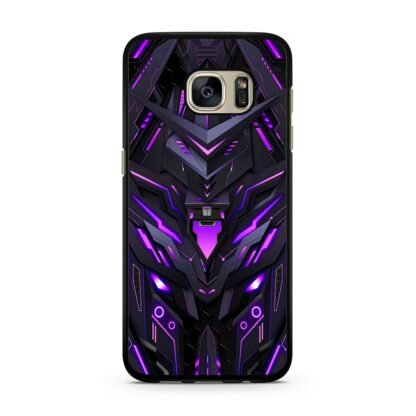Mecha Dark Purple Armor Cover Samsung Galaxy S7 / S7 Edge Case