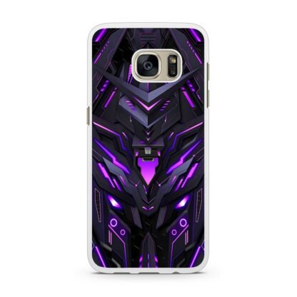 Mecha Dark Purple Armor Cover Samsung Galaxy S7 / S7 Edge Case - Image 2