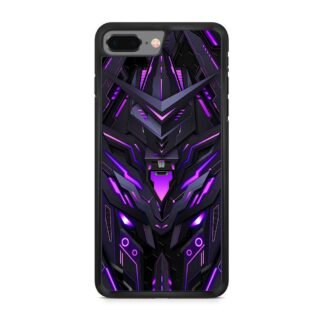 Mecha Dark Purple Armor Cover iPhone 7 Plus / 8 Plus Case