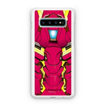 Mecha Red Armor Blue Core Samsung Galaxy S10 / S10e / S10 Plus / S10 5G Case - Image 2