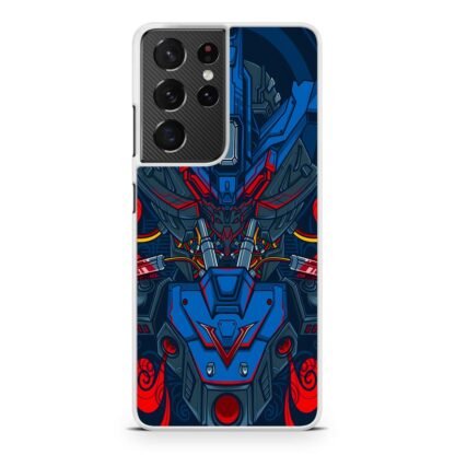 Mecha Red Blue Armor Cover Samsung Galaxy S21 / S21 Plus / S21 Ultra / S21 FE Case - Image 2