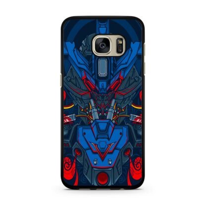 Mecha Red Blue Armor Cover Samsung Galaxy S7 / S7 Edge Case