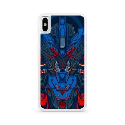 Mecha Red Blue Armor Cover iPhone X / XR / XS / XS Max Case - Image 2