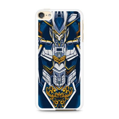Mecha Torso Armor Gold Blue iPod Touch 6 / 7 Case - Image 2
