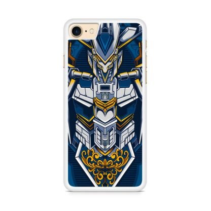 Mecha Torso Armor Gold Blue iPhone 7 / 8 / SE 2020 / SE 2022 Case - Image 2