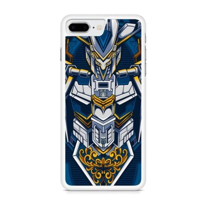 Mecha Torso Armor Gold Blue iPhone 7 Plus / 8 Plus Case - Image 2