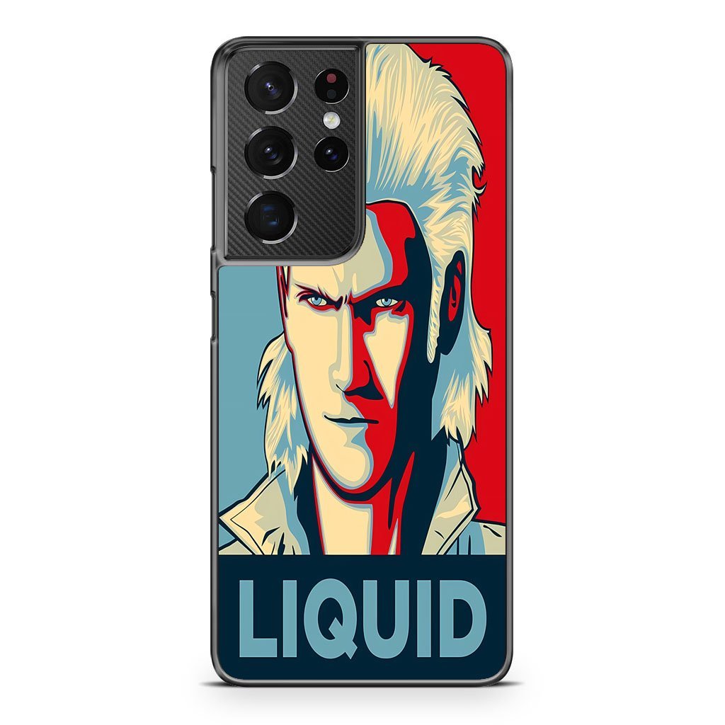 Metal Gear Solid Liquid Snake Blue Red Samsung Galaxy S21 / S21 Plus / S21 Ultra / S21 FE Case