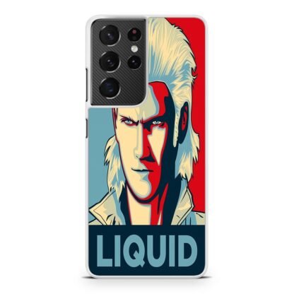 Metal Gear Solid Liquid Snake Blue Red Samsung Galaxy S21 / S21 Plus / S21 Ultra / S21 FE Case - Image 2