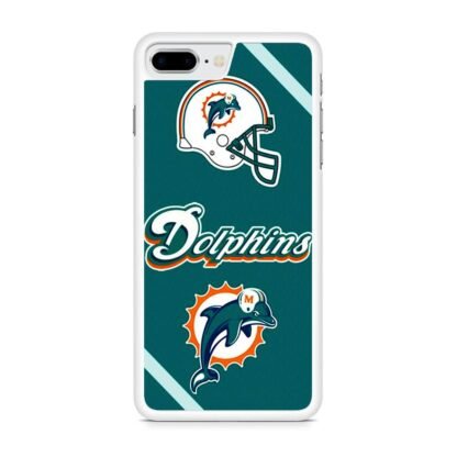 Miami Dolphins NFL Logo iPhone 7 Plus / 8 Plus Case - Image 2
