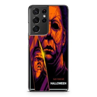 Michael Myers Face Your Fate Halloween Samsung Galaxy S21 / S21 Plus / S21 Ultra / S21 FE Case