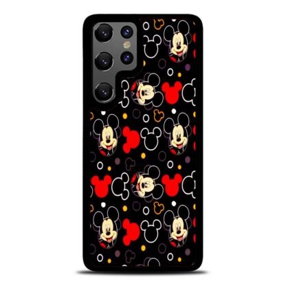 Mickey Mouse Black Minimalistic Samsung Galaxy S25 / S25 Plus / S25 Ultra Case