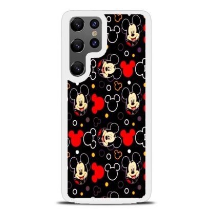 Mickey Mouse Black Minimalistic Samsung Galaxy S25 / S25 Plus / S25 Ultra Case - Image 2