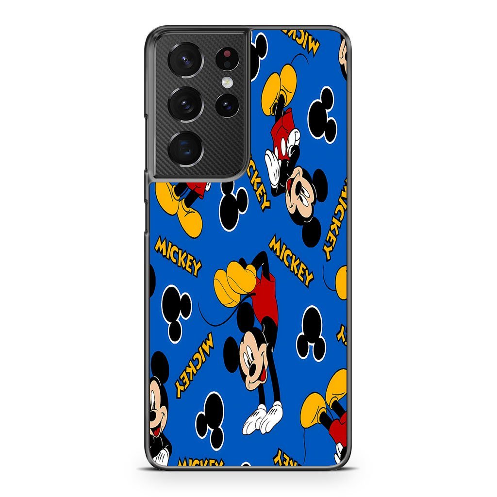 Mickey Mouse Blue Cover Samsung Galaxy S21 / S21 Plus / S21 Ultra / S21 FE Case