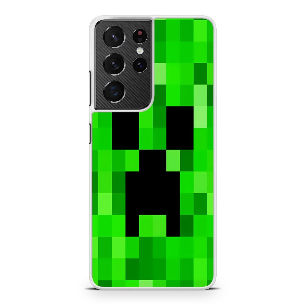 Minecraft Creeper Samsung Galaxy S21 / S21 Plus / S21 Ultra / S21 FE Case - Image 2