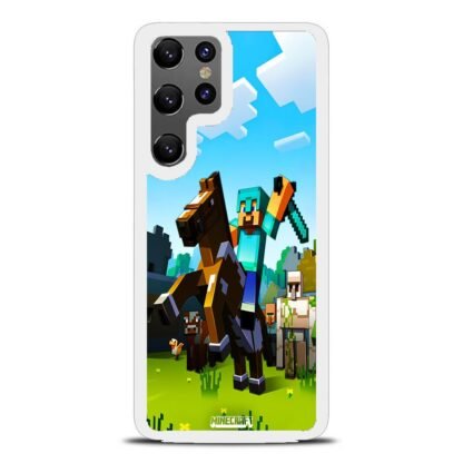 Minecraft Diamond Warrior Samsung Galaxy S25 / S25 Plus / S25 Ultra Case - Image 2