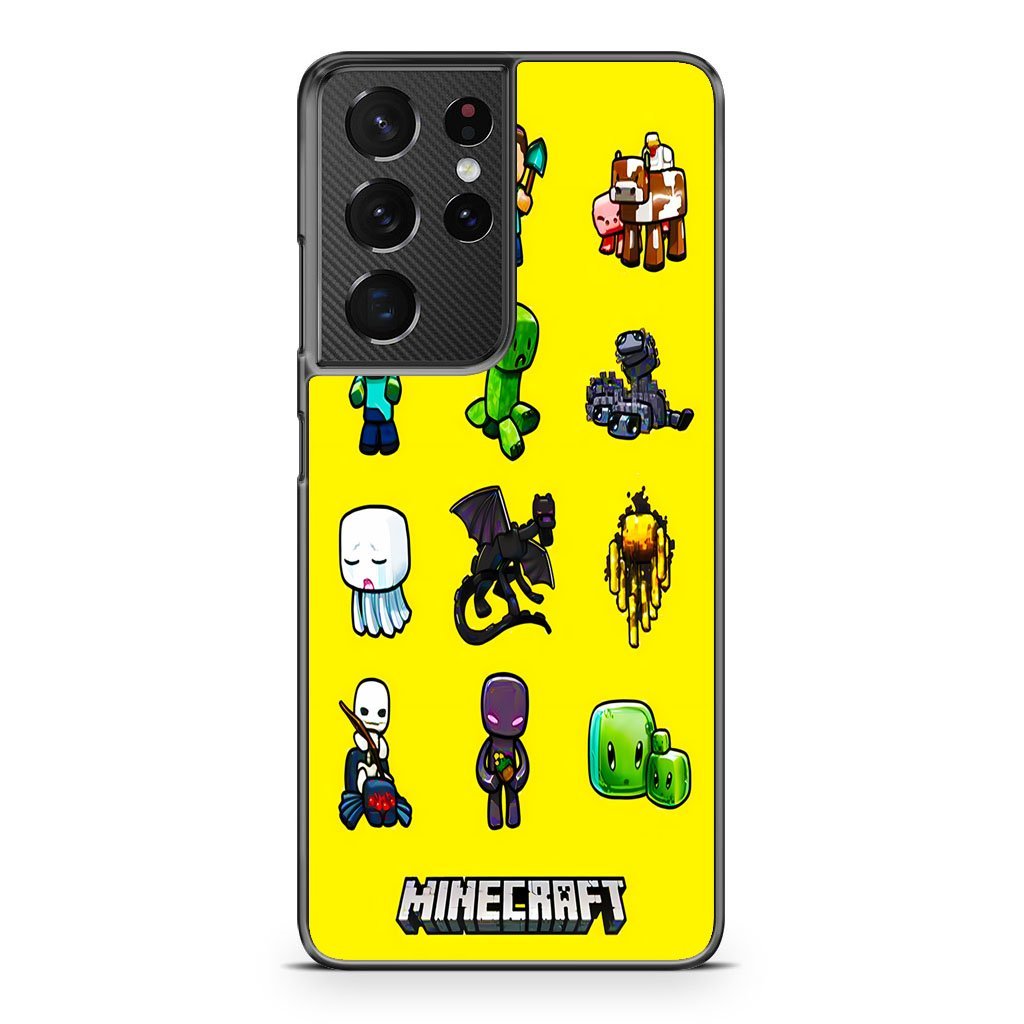 Minecraft Mini Characters Samsung Galaxy S21 / S21 Plus / S21 Ultra / S21 FE Case