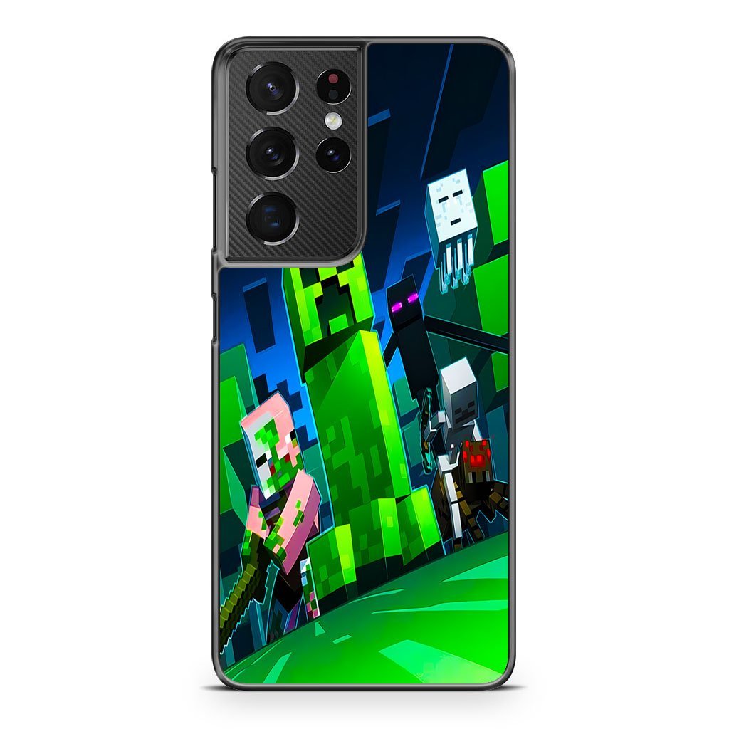 Minecraft Monsters Samsung Galaxy S21 / S21 Plus / S21 Ultra / S21 FE Case