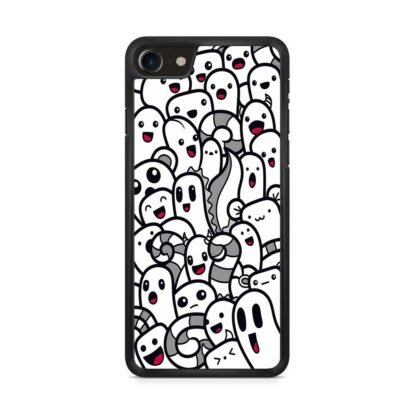Mini Monster Black White iPhone 7 / 8 / SE 2020 / SE 2022 Case