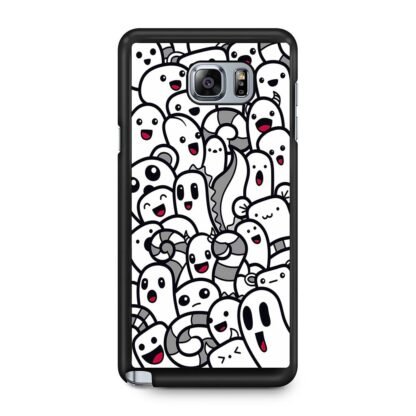 Mini Monster Black White Samsung Galaxy Note 5 Case