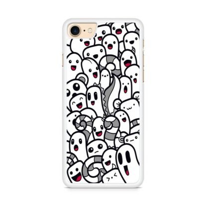 Mini Monster Black White iPhone 7 / 8 / SE 2020 / SE 2022 Case - Image 2