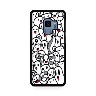 Mini Monster Black White Samsung Galaxy S9 / S9 Plus Case