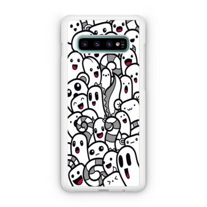 Mini Monster Black White Samsung Galaxy S10 / S10e / S10 Plus / S10 5G Case - Image 2