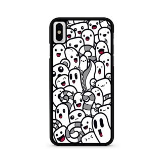 Mini Monster Black White iPhone X / XR / XS / XS Max Case