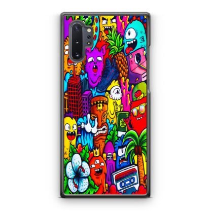Mini Monster Doodle Collage Samsung Galaxy Note 10 / Note 10 Plus Case